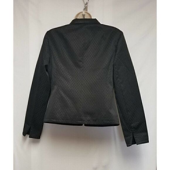 New York Jones York Collection Blazer Color Black Size 6 - Picture 6 of 9